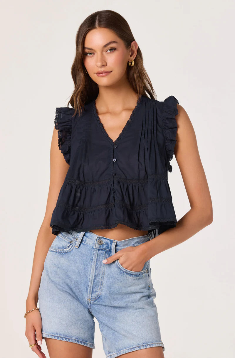 ASTR | Julie Top in Navy