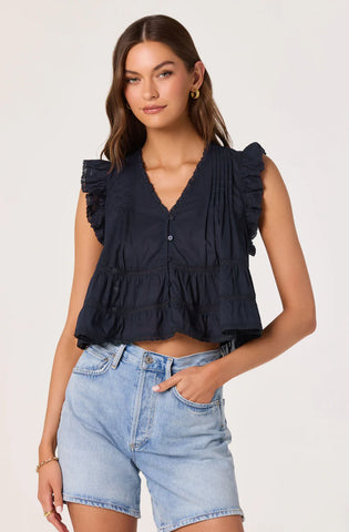 ASTR | Julie Top in Navy