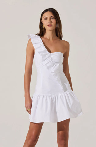 ASTR | Asym Ruffle Mini Dress