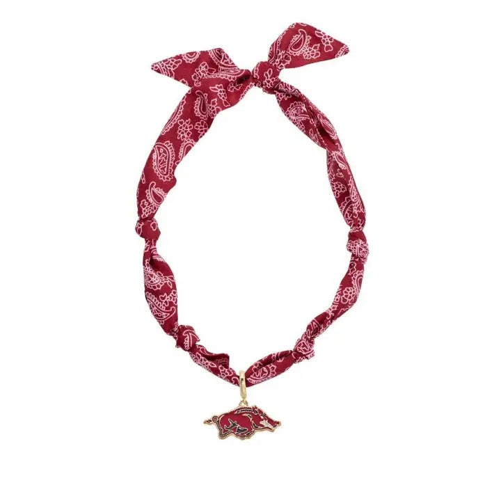 Razorback Scarf Necklace