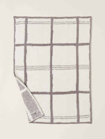 Barefoot Dreams CC Grid Plaid Stroller Blanket