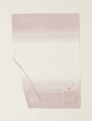 Barefoot Dreams CC Flying Pig Stroller Blanket