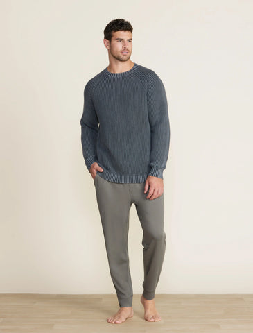 Barefoot Dreams Mens Sunbleached Ribbed Pullover