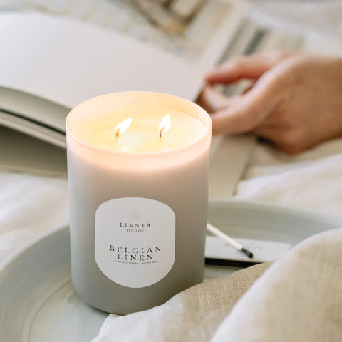 Linnea | Belgian Linen Soy Candle