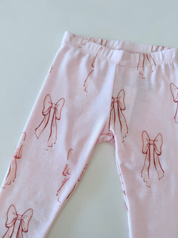 Chaser | Allover Bows Pant Girls Classic Leggings