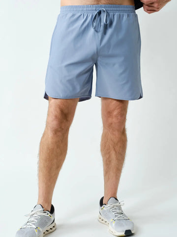 Mens Wave Accent Active Shorts