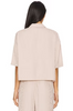 Barefoot Dreams | Washed Satin Jacquard Cropped Shirt