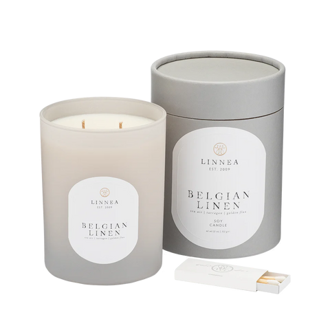 Linnea | Belgian Linen Soy Candle