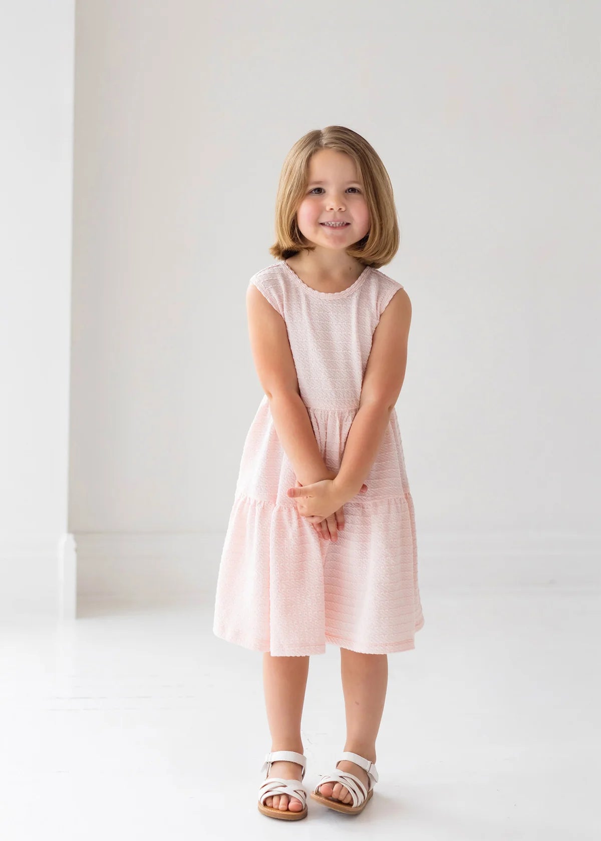 Pink Cloud Sleeveless Dress