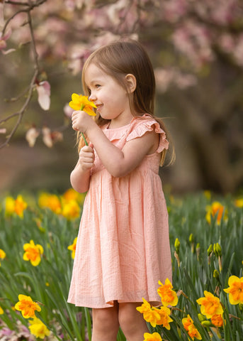 Jane Ruffled Short Sleeve Dress