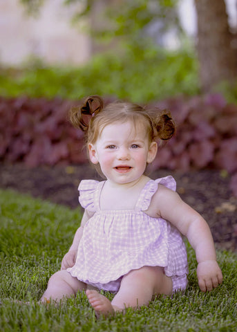 Sugar Plum Sleeveless Romper