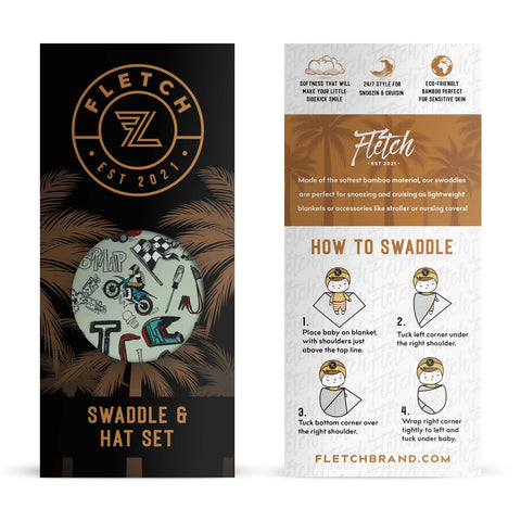 Fletch | B is for Braap Swaddle Set