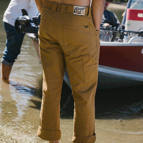 Seager | Bison Canvas Pant