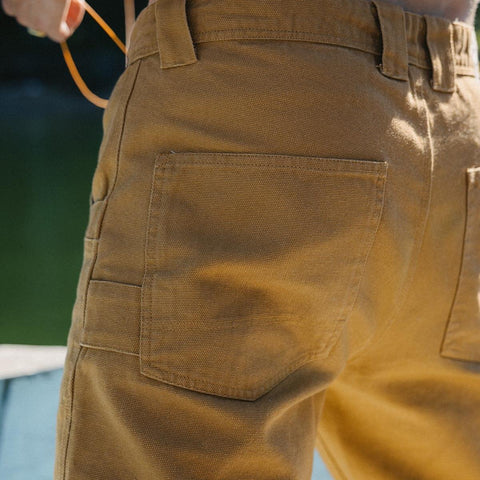 Seager | Bison Canvas Pant