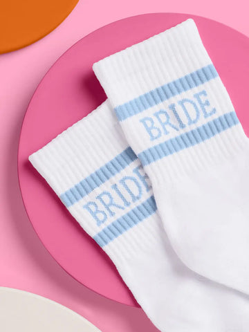 Blue Bride Socks
