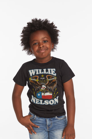 *Chaser: Willie Nelson Born For Trouble Boys Tee