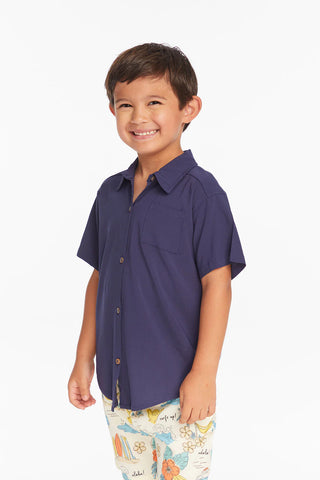 Chaser | Collared Button-Down Shirt
