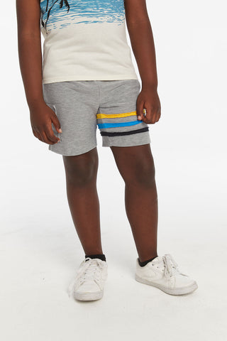 *Chaser: Boys Heather Grey Short with Strapping