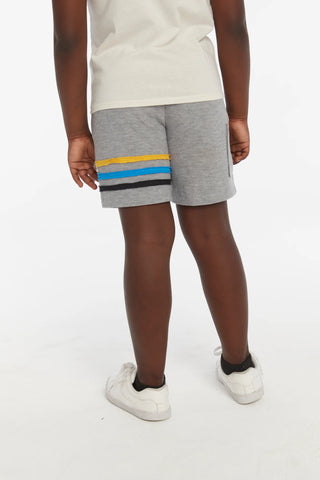 Chaser | Boys Heather Grey Short with Strapping
