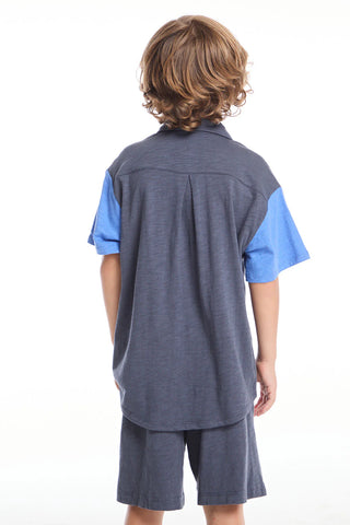 Chaser | Boys Modal Slate Polo
