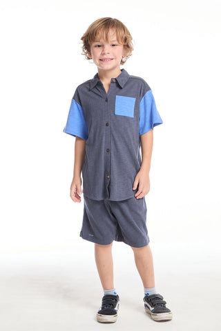 Chaser | Boys Modal Slate Short