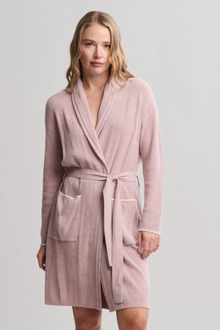 BAREFOOT DREAMS | CCUL CONTRAST SCALLOP RIBBED ROBE