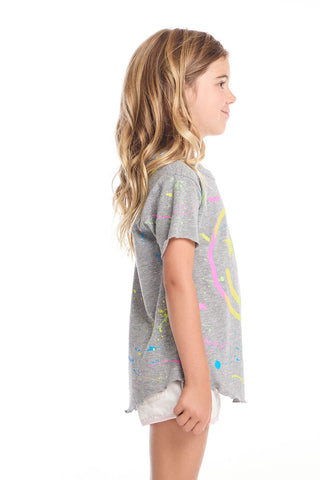 Chaser | Happy Smiley Face Girls Tee