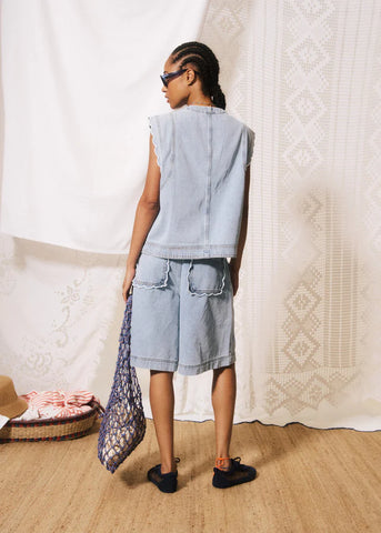 FRNCH JIJI | Lillo Blue Jean Vest