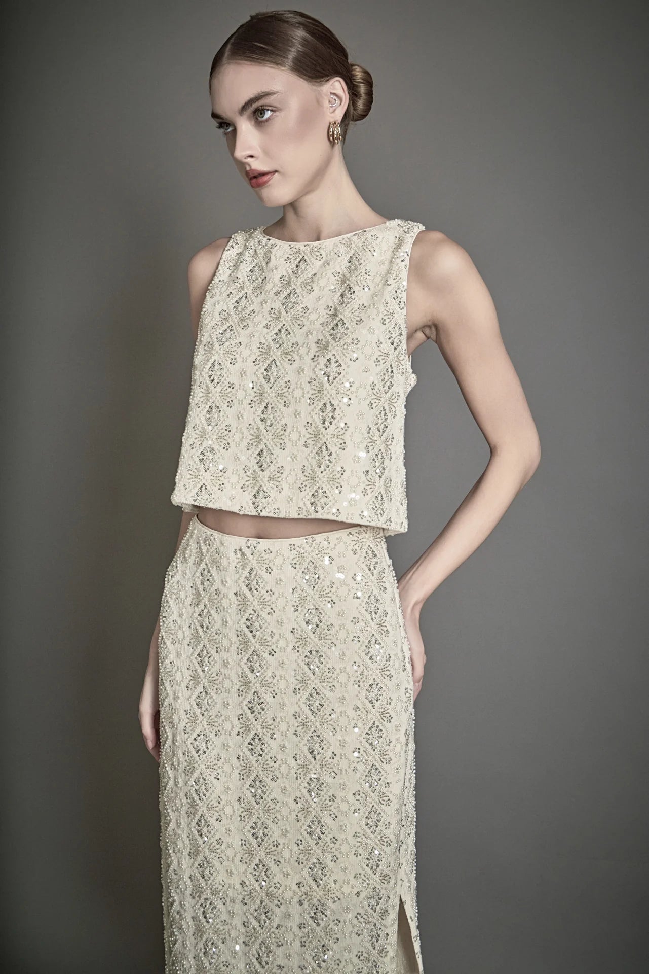 ER | Pearl/Beaded Top