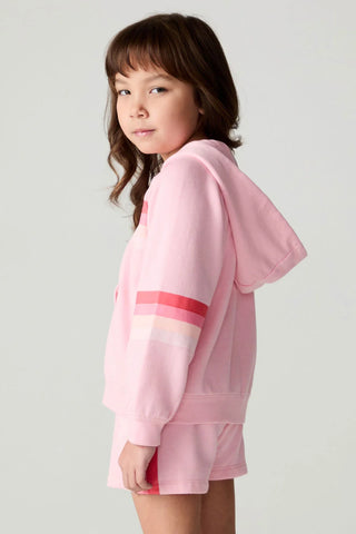 Chaser | Multi Stripe Girls Zip Up
