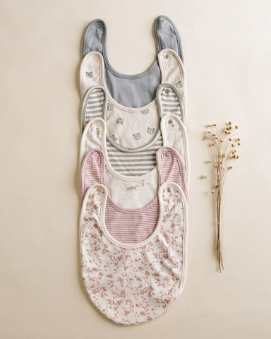 Quincy Mae | Jersey Snap Bib 2 Pack