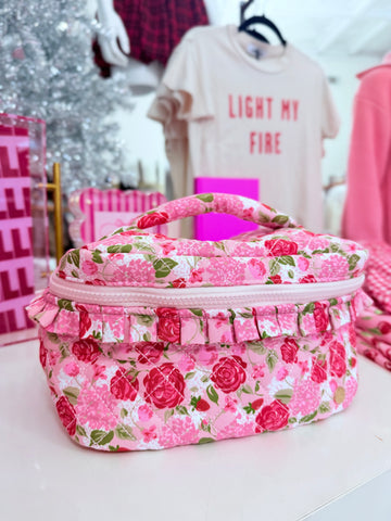 DE | Rose Garden Glam & Go Cosmetic Bag