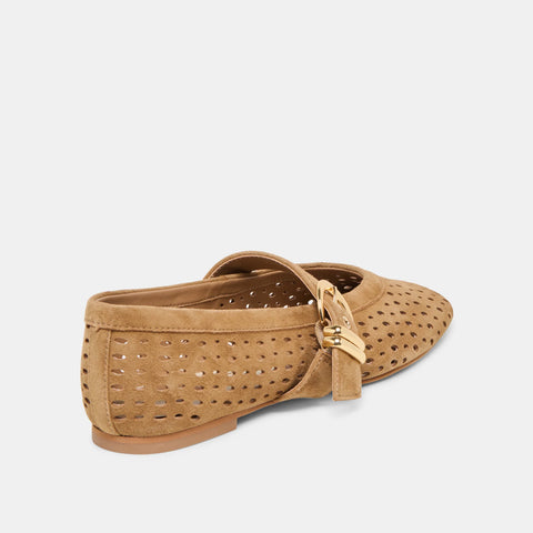 Dolce Vita | Mikel Perforated Suede Flats