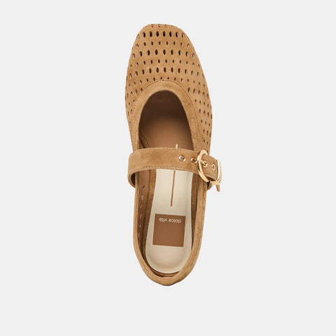 Dolce Vita | Mikel Perforated Suede Flats