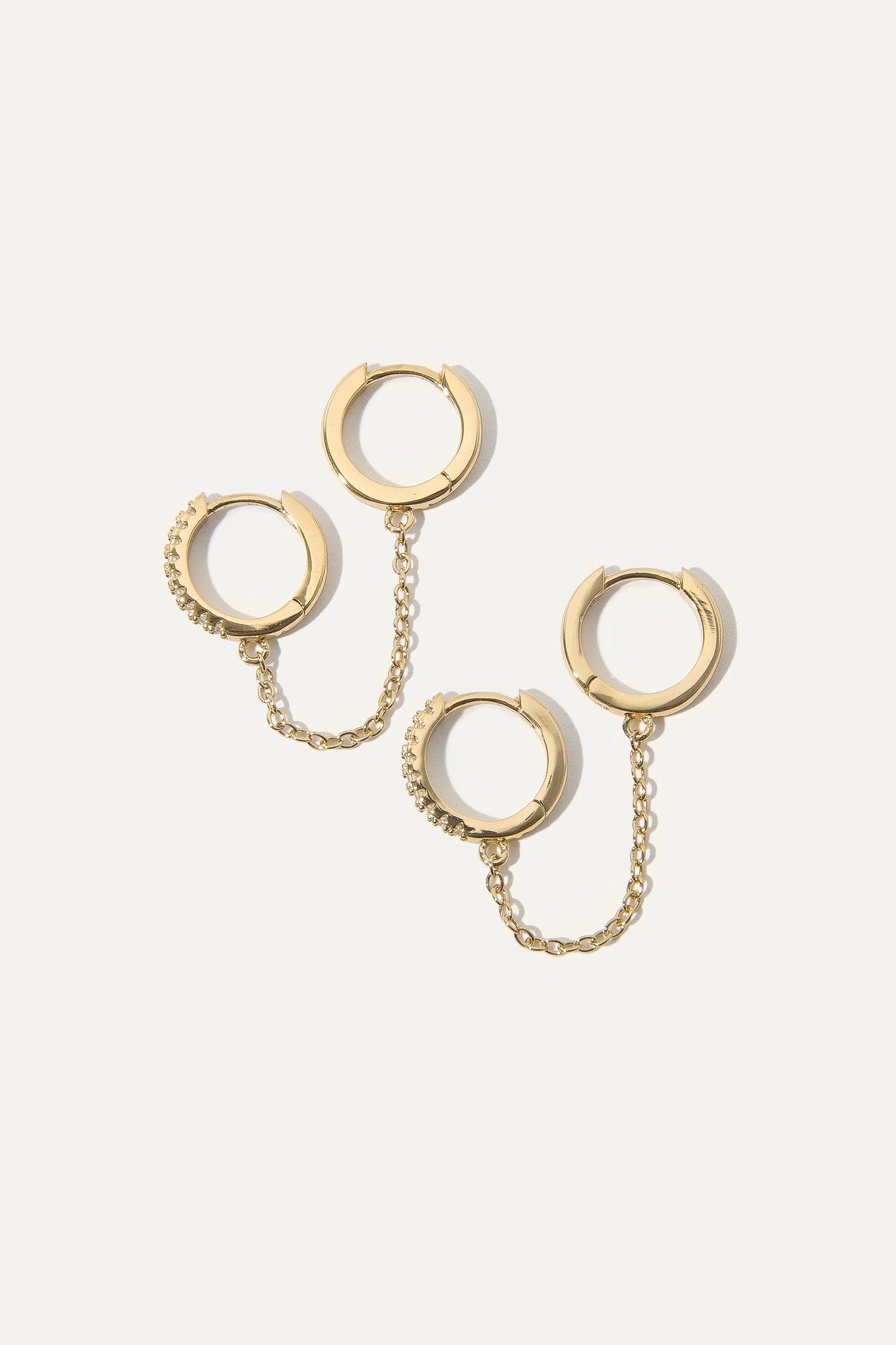 Miranda Frye | Elliot Double Hoop Earring in Gold