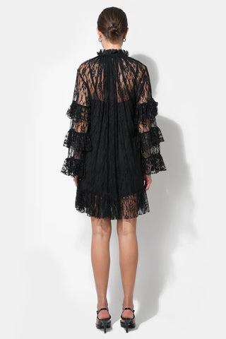 Adelyn Rae | Lorena Lace Ruffled Shift Dress