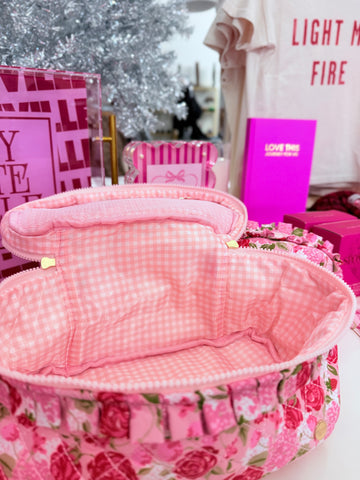 DE | Rose Garden Glam & Go Cosmetic Bag