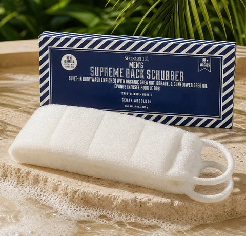 Spongelle | Mens Supreme Back Scrubber