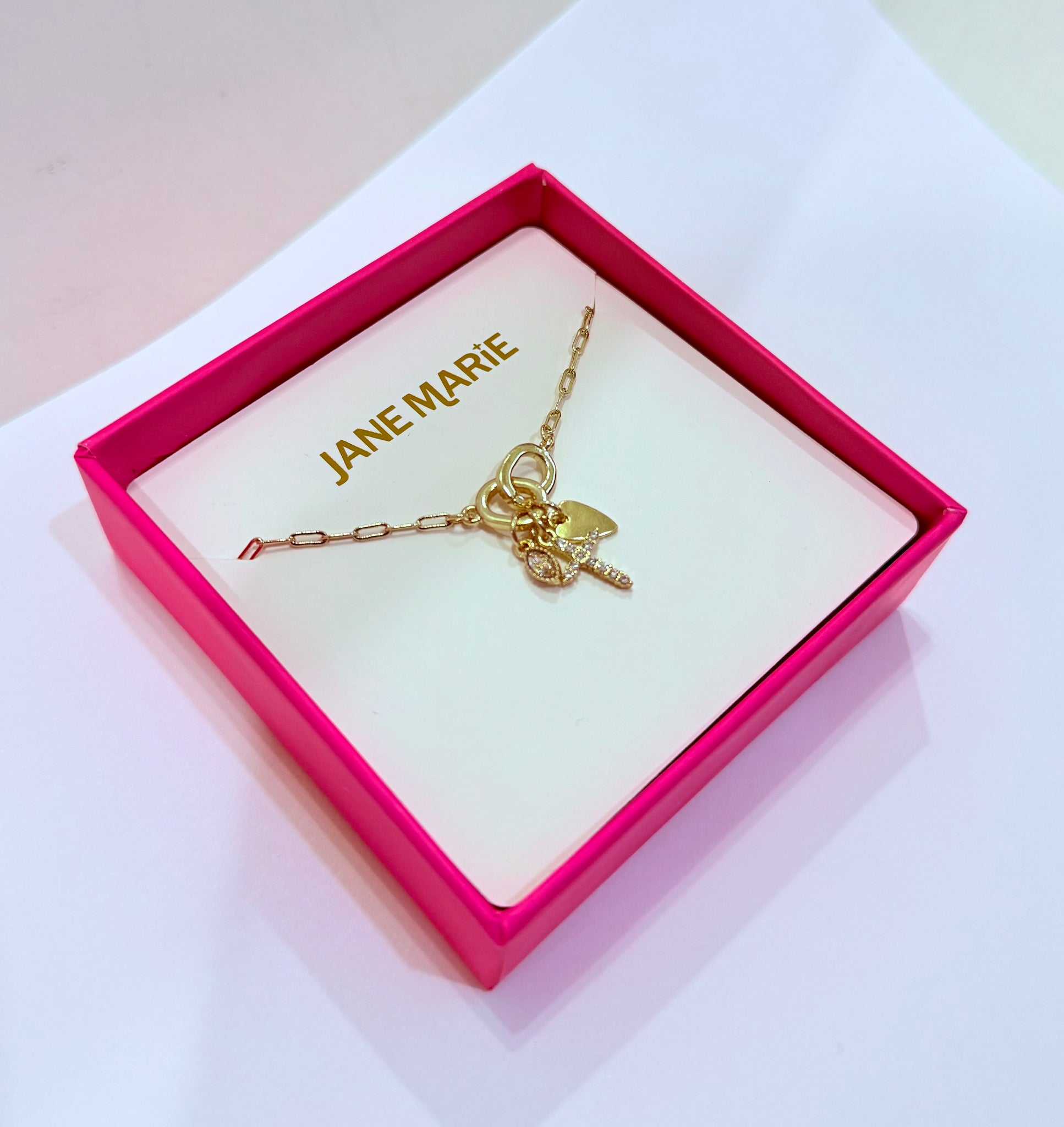 Jane Marie | Gold Chain with Cross