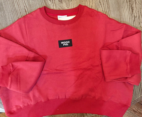 The Becca Boxy Crewneck WOO PIG