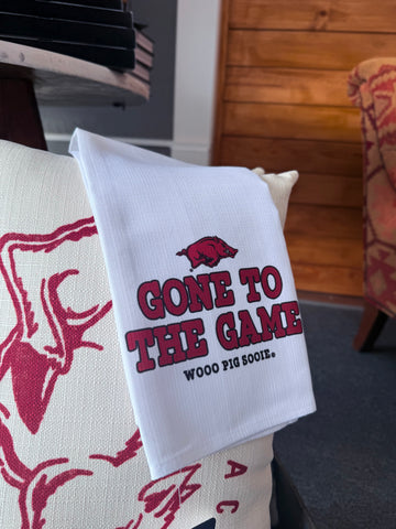 Arkansas Gone to the Game Tea Towel
