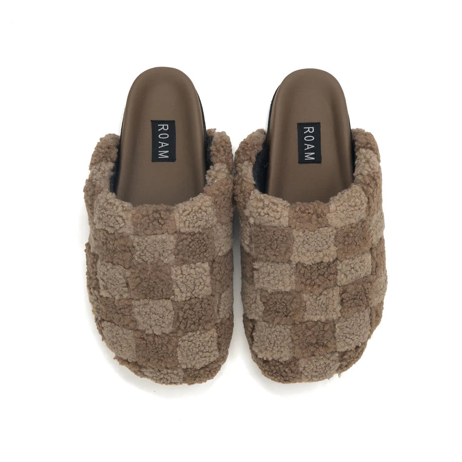 ROAM | Fuzzy Checkered Clog