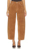Good American | Better than Suede Vintage Barrel Ankle in Cafe Clay
