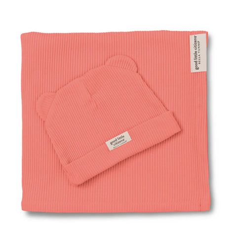 Bella Tunno | Rib Swaddle & Beanie Set