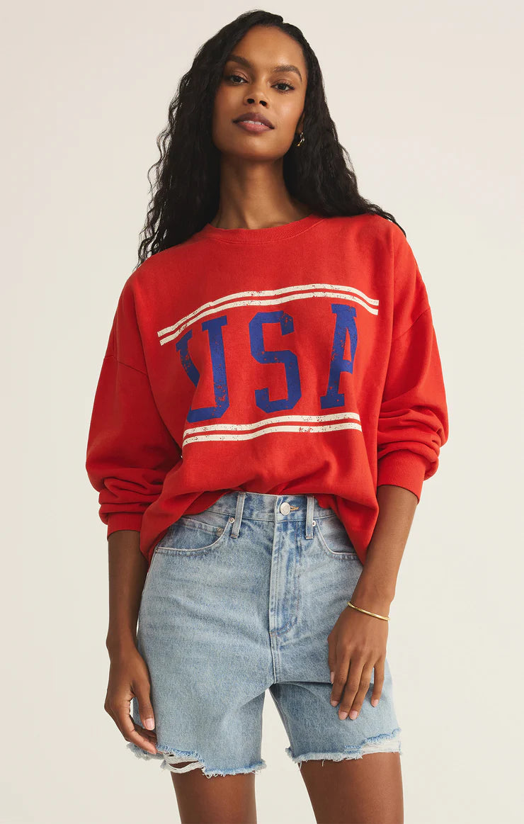 Z-Supply | USA Sunday Sweatshirt