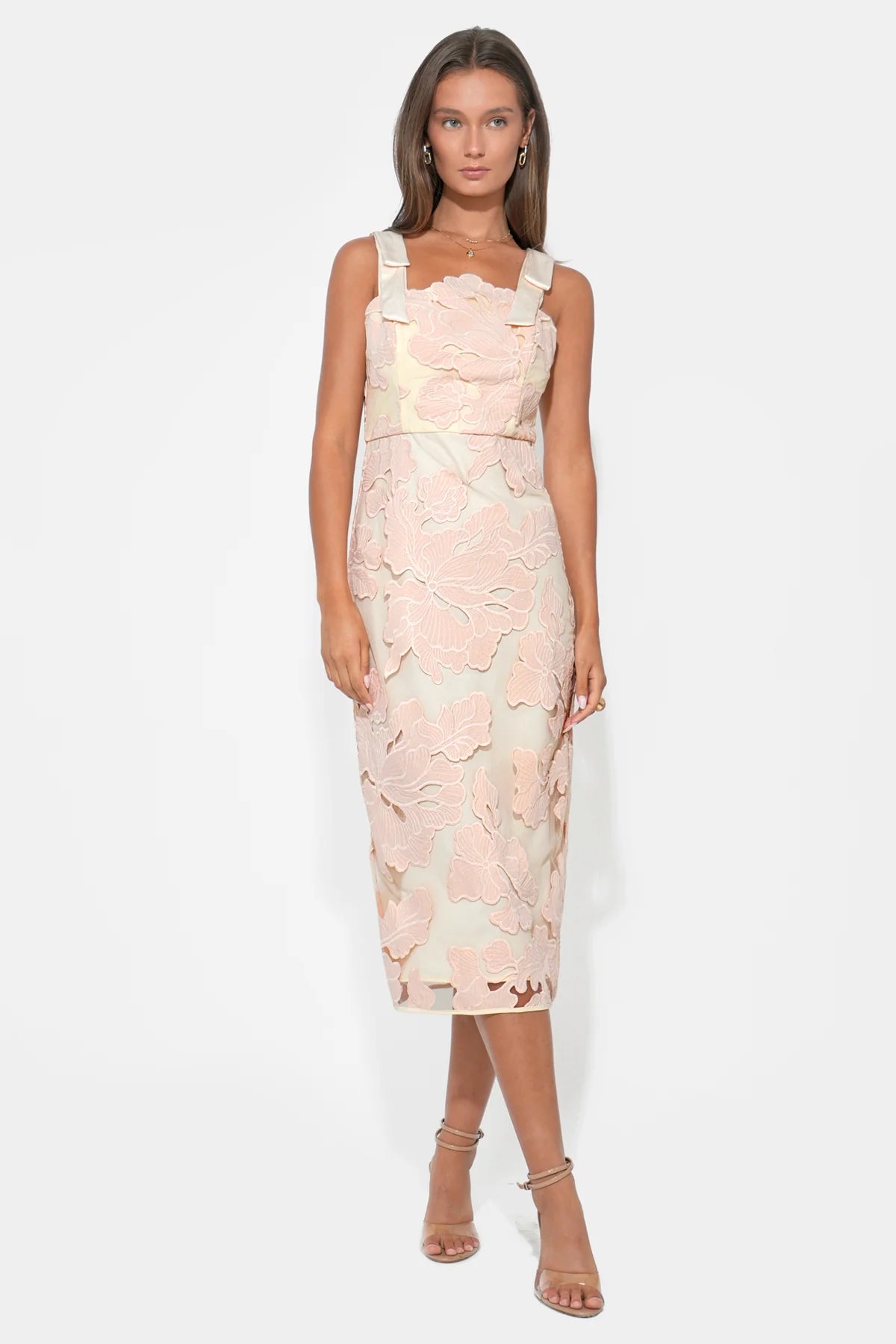 AR | Gabriella Bow Straps Mini Dress