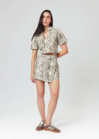 Habitual | Snakeskin Pullover Top