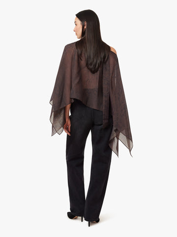 Habitual | Printed Scarf Top in Snake Print
