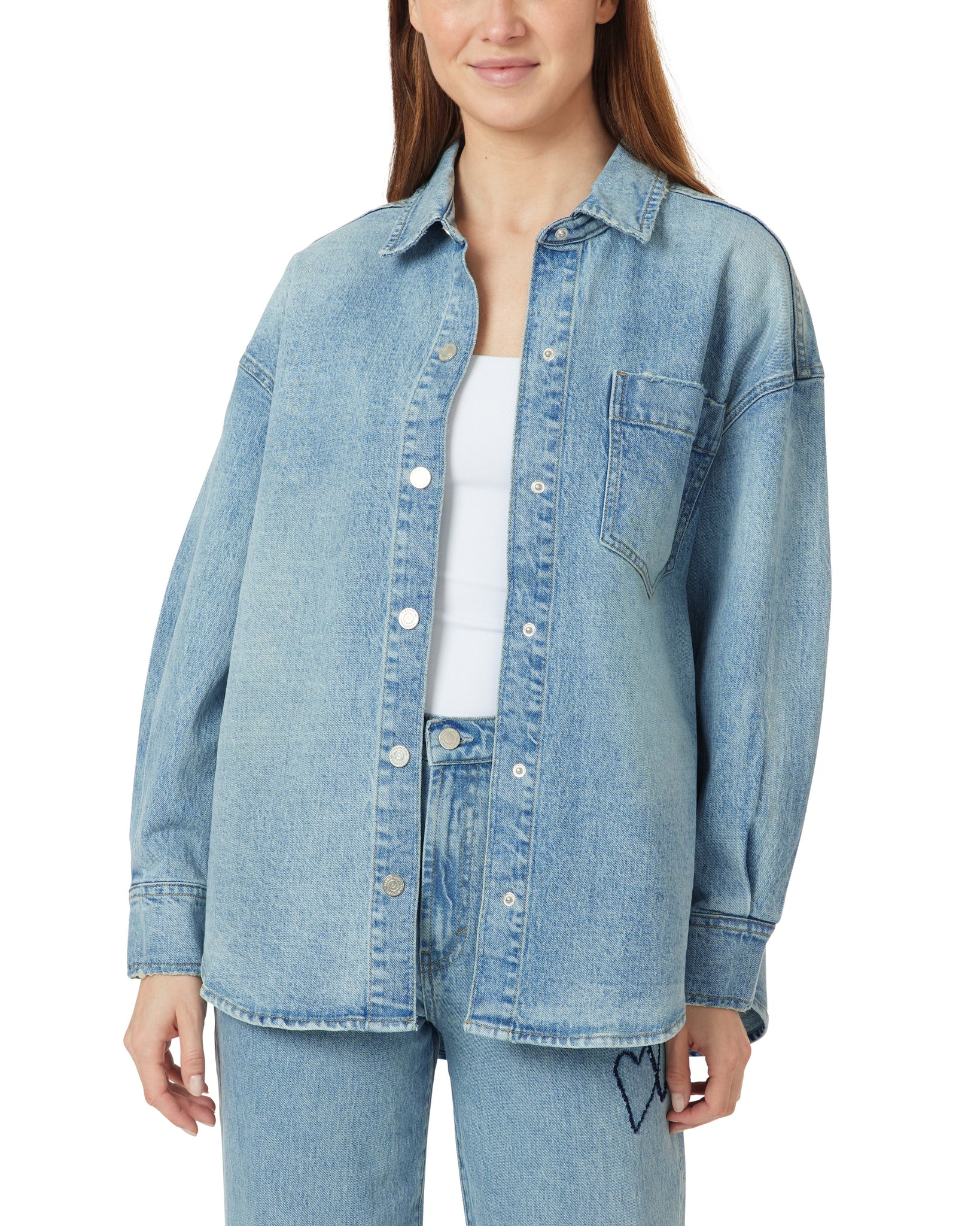Habitual | Hearted Shirt Jacket
