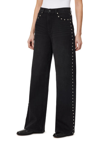 Habitual | Gemma Wide Leg Studded Slouch Jeans